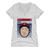 Max Scherzer Women's V-Neck T-Shirt | 500 LEVEL