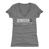 Max Scherzer Women's V-Neck T-Shirt | 500 LEVEL