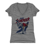 Max Scherzer Women's V-Neck T-Shirt | 500 LEVEL