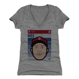 Max Scherzer Women's V-Neck T-Shirt | 500 LEVEL