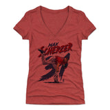 Max Scherzer Women's V-Neck T-Shirt | 500 LEVEL