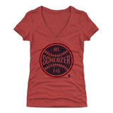 Max Scherzer Women's V-Neck T-Shirt | 500 LEVEL