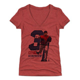 Max Scherzer Women's V-Neck T-Shirt | 500 LEVEL