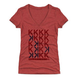 Max Scherzer Women's V-Neck T-Shirt | 500 LEVEL